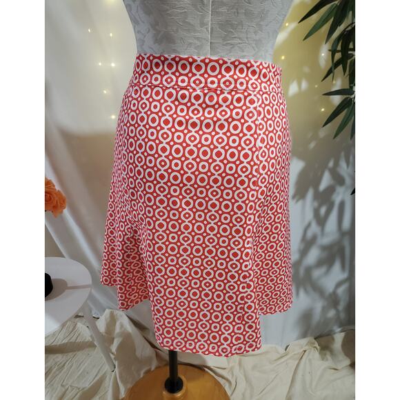 RipSkirt Hawaii Adjustable Length 2 Wrap Skirt Womens XL Geo Print Pockets Red - Picture 7 of 11